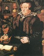 EWORTH, Hans Portrait of Lady Dacre fg oil painting reproduction